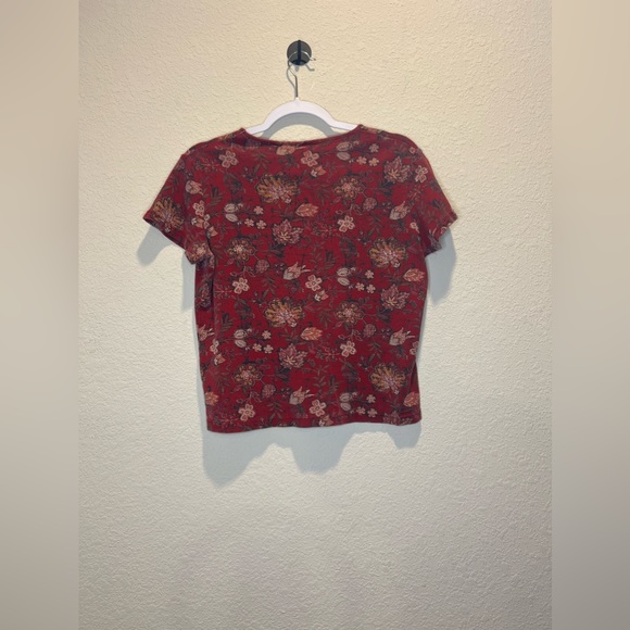 Floral V-Neck Top - Picture 2 of 3